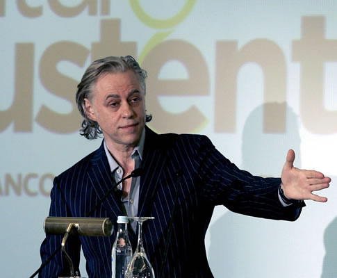 Bob Geldof causou polémica em Lisboa (LUSA)