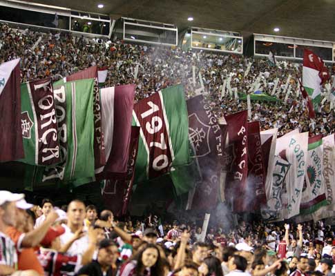 Fluminense na final da Taça Libertadores (Foto EPA)