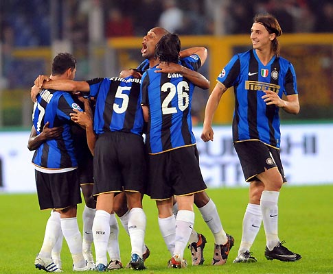 Inter, com Quaresma, marcou quatro à Roma