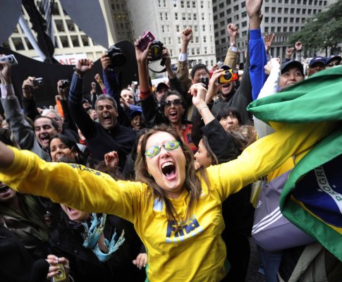 Brasil festeja os Jogos Olímpicos de 2016