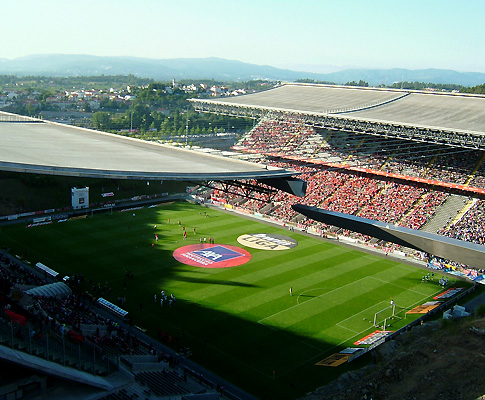 Estádio Axa, em Braga (Sp. Braga)