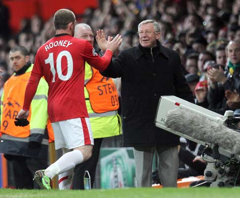Alex Ferguson e Wayne Rooney