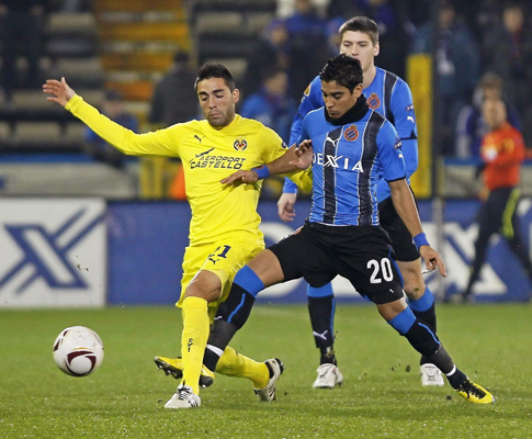 Club Brugge vs Villarreal (EPA/Bruno Fahy)