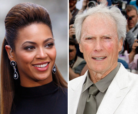 Clint Eastwood e Beyoncé (Reuters)