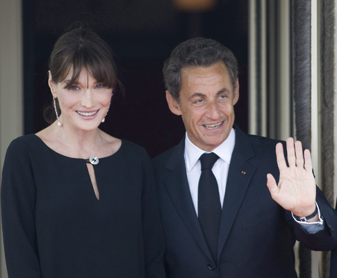 Carla Bruni e Nicolás Sarkozy Fotos: Lusa