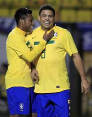 Ronaldo e Robinho Fotos: Lusa