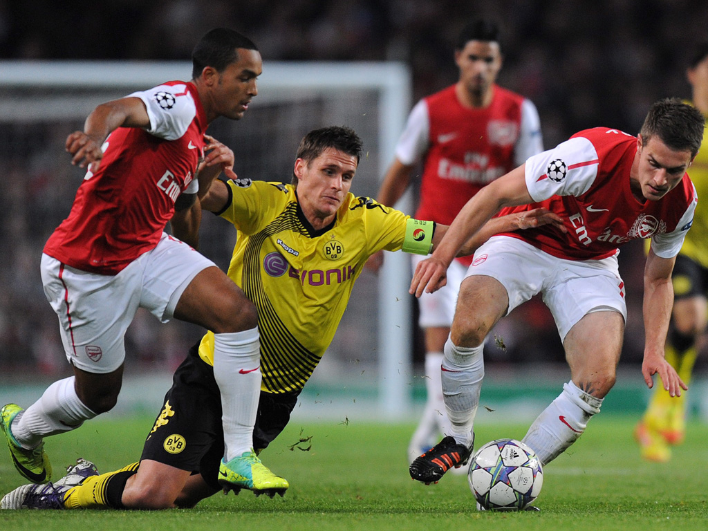 Arsenal vs B. Dortmund (EPA)