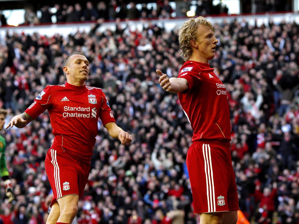 Liverpool-Manchester United: Kuyt para a vitória