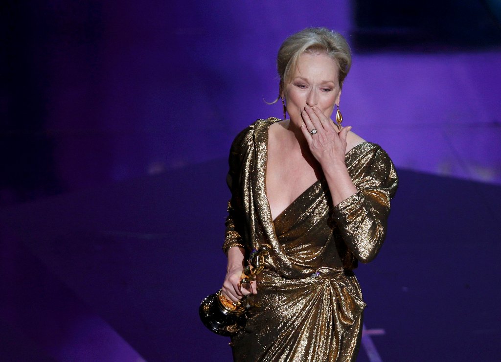 Meryl Streep recebe Oscar de Melhor Atriz - Oscar 2012 - Fotos:Reuters