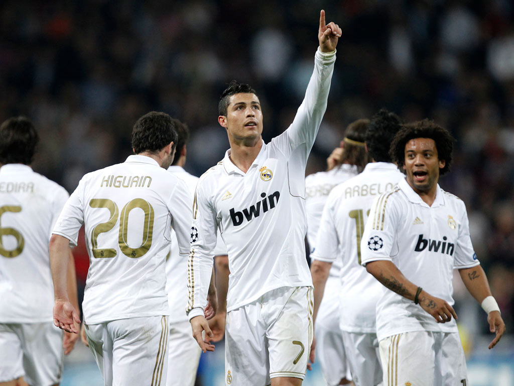 Ronaldo festeja golo (REUTERS/Juan Medina)