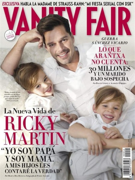 Ricky Martin para a Vanity Fair Spain
