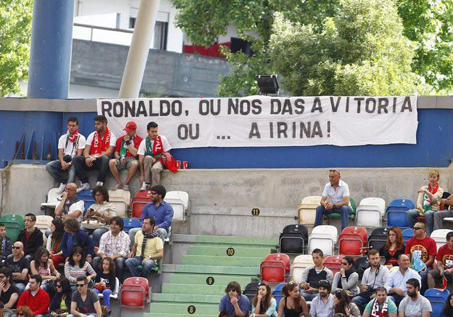 «Ronaldo ou os dás a vitória ou a Irina»