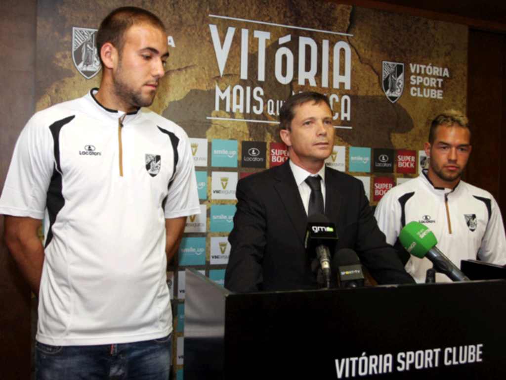 Matej Delac e Milan Lalkovic (foto site do V. Guimarães)