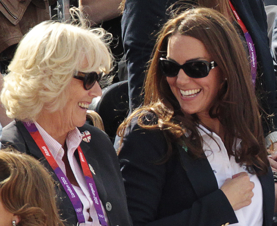 Camilla Parker Bowles e Kate Middleton - Realeza nos Jogos Olímpicos Foto: Reuters
