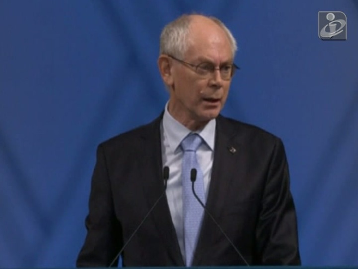 Herman van Rompuy: UE humilde recebe Nobel da Paz