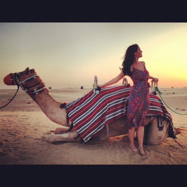 Katy Perry apaixonada pelo Dubai Foto: Facebook