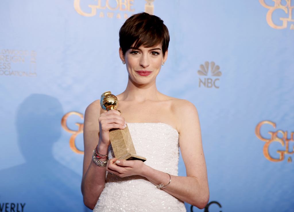 Anne Hathaway - 70º Globos de Ouro Fotos: Reuters
