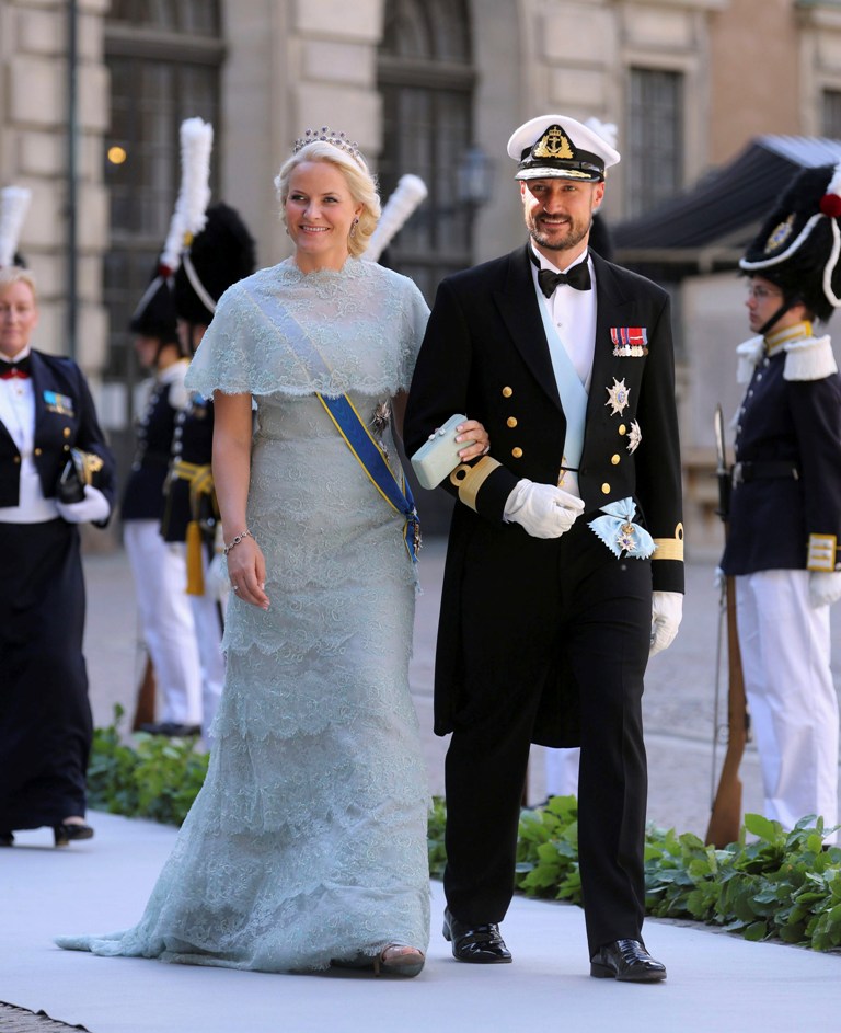Príncipes Mette-Marit e Haakon da Noruega - Casamento da princesa Madalena e Chris O`Neill Foto: Reuters