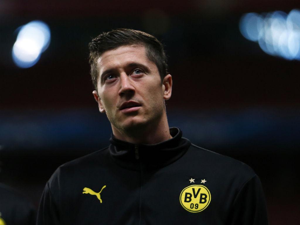 Treino do Borussia Dortmund no Emirates (EPA)