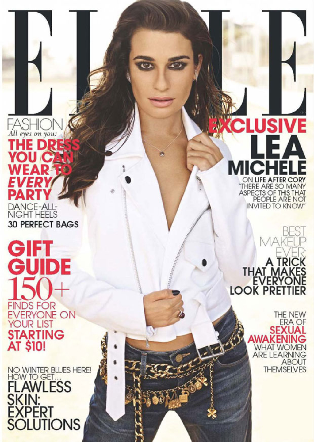 Lea Michele na capa da Elle