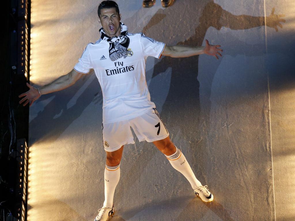 Cristiano Ronaldo na festa da décima