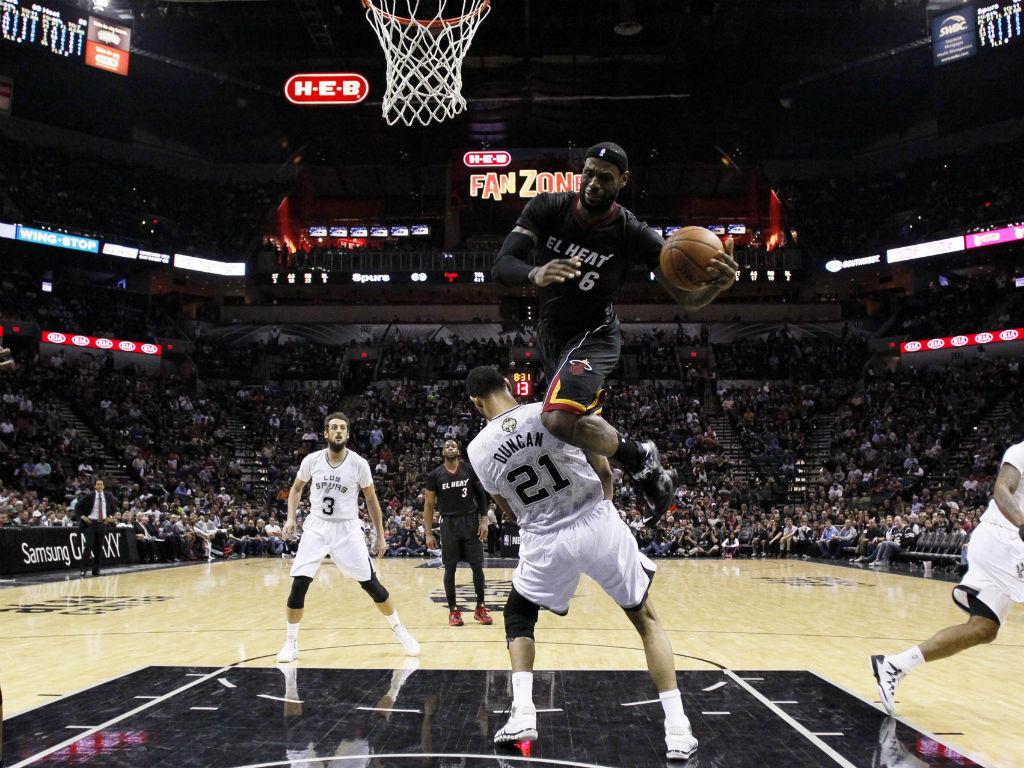 San Antonio Spurs vs Miami Heat (Reuters)