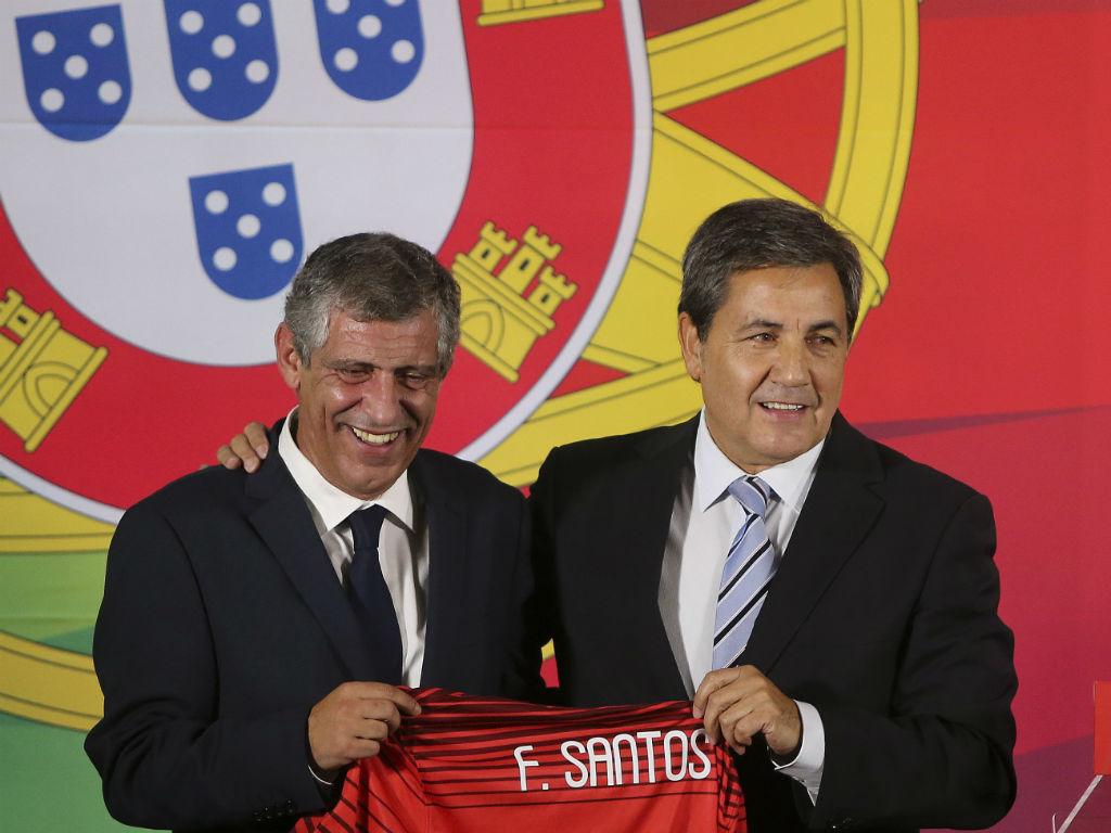 Fernando Santos e Fernando Gomes (Inácio Rosa/Lusa)