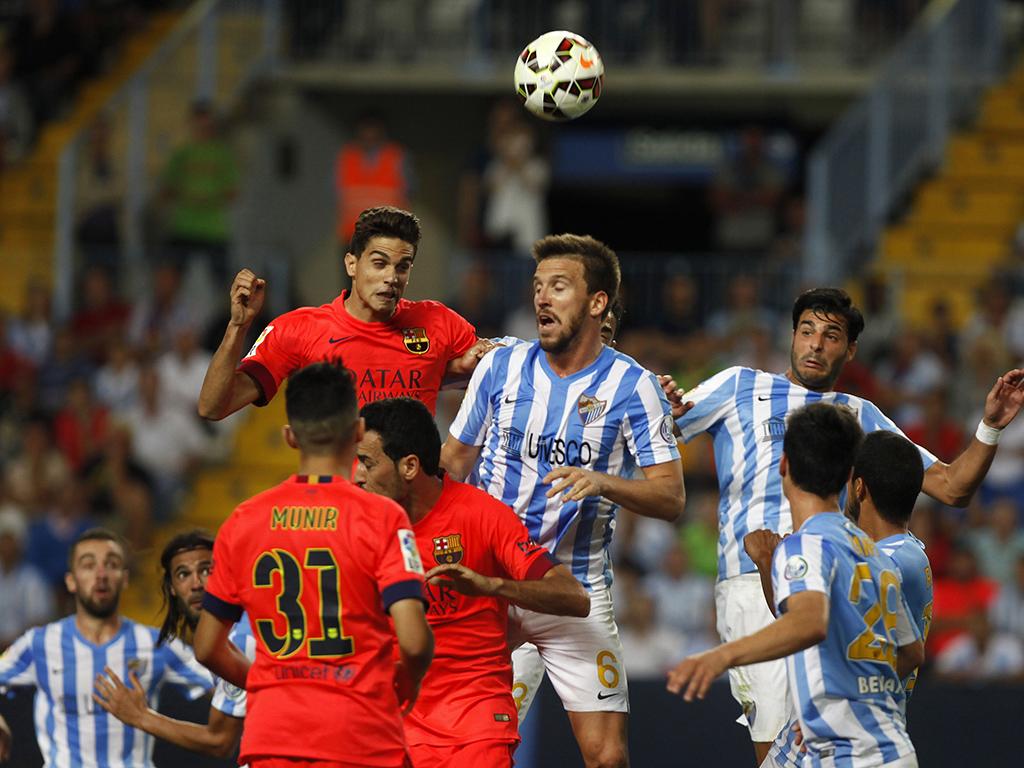 Malaga vs Barcelona (REUTERS)