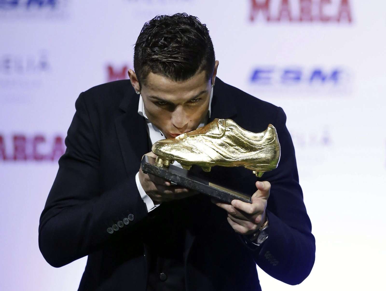 Cristiano Ronaldo recebe Bota de Ouro Foto: Lusa
