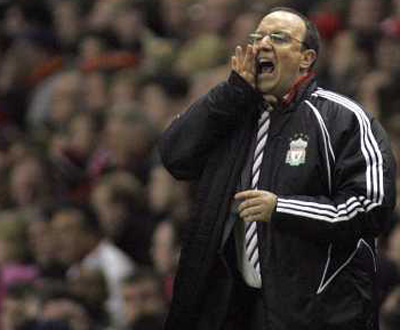 Rafa Benitez, treinador do Liverpool