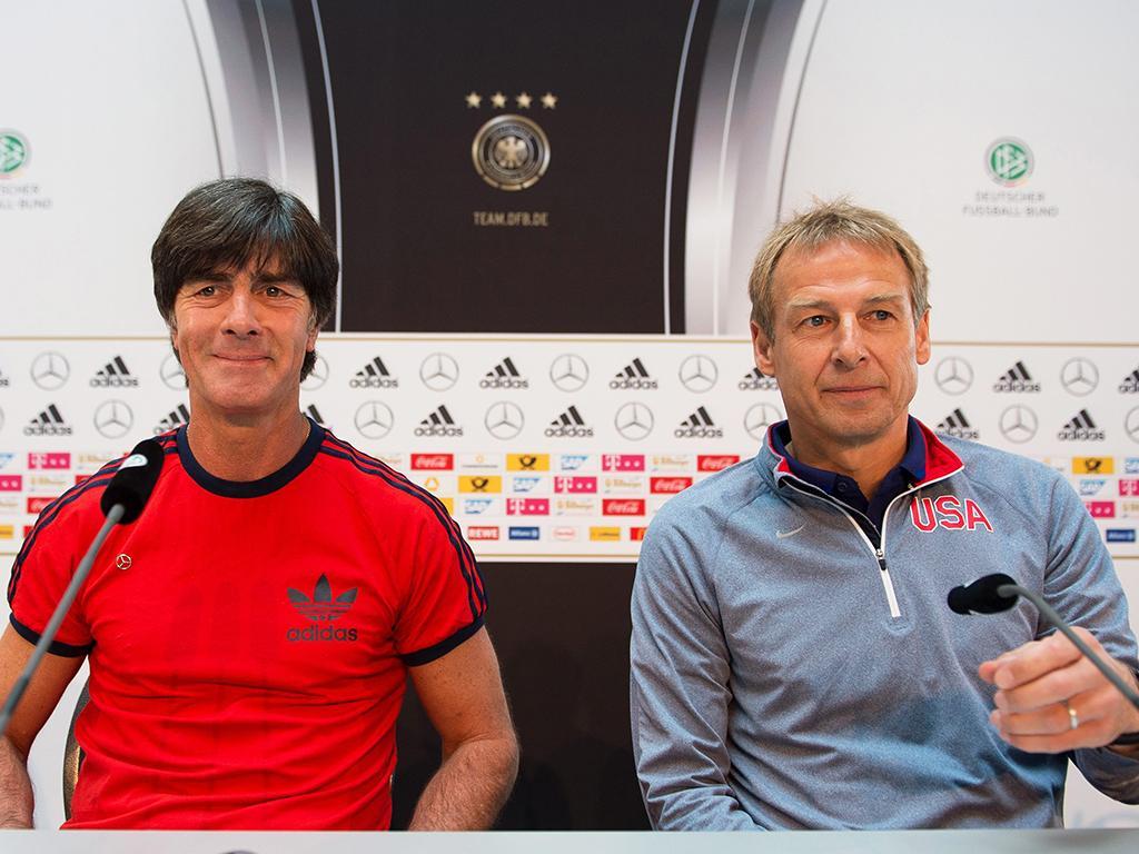 Juergen Klinsmann e Joachim Loew (Lusa)