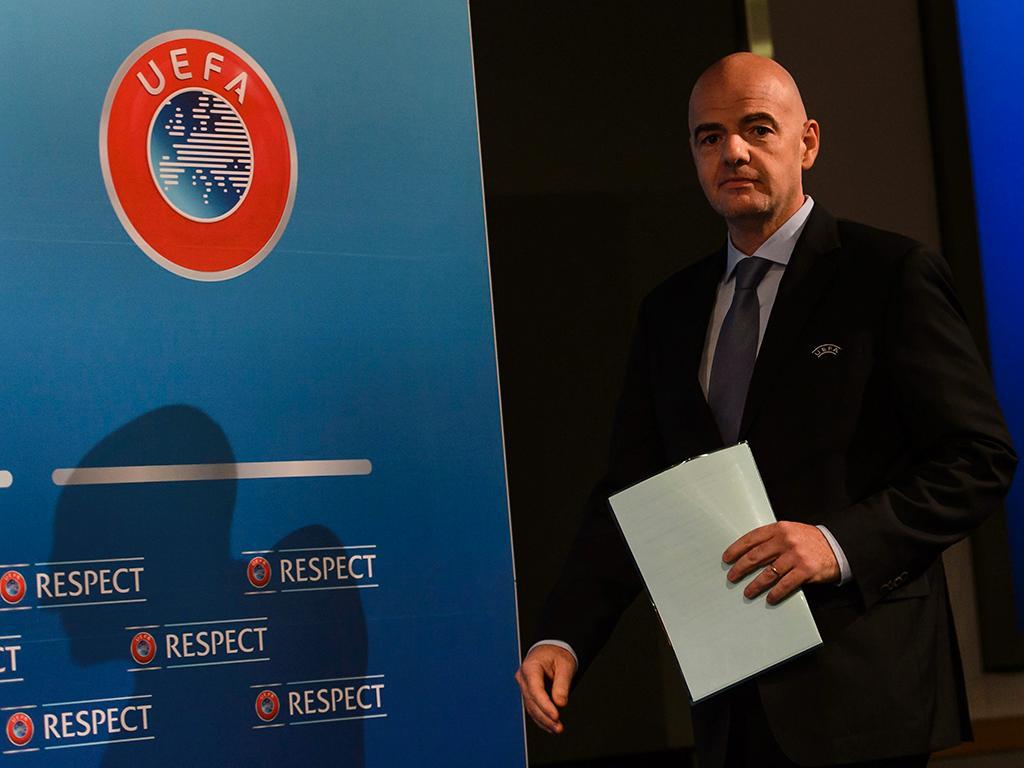 Reunião do comité executivo da UEFA (EPA)
