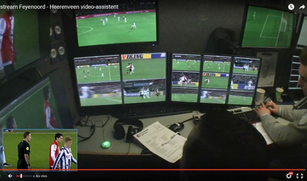 Vídeo árbitro na Holanda (imagens do Youtube)