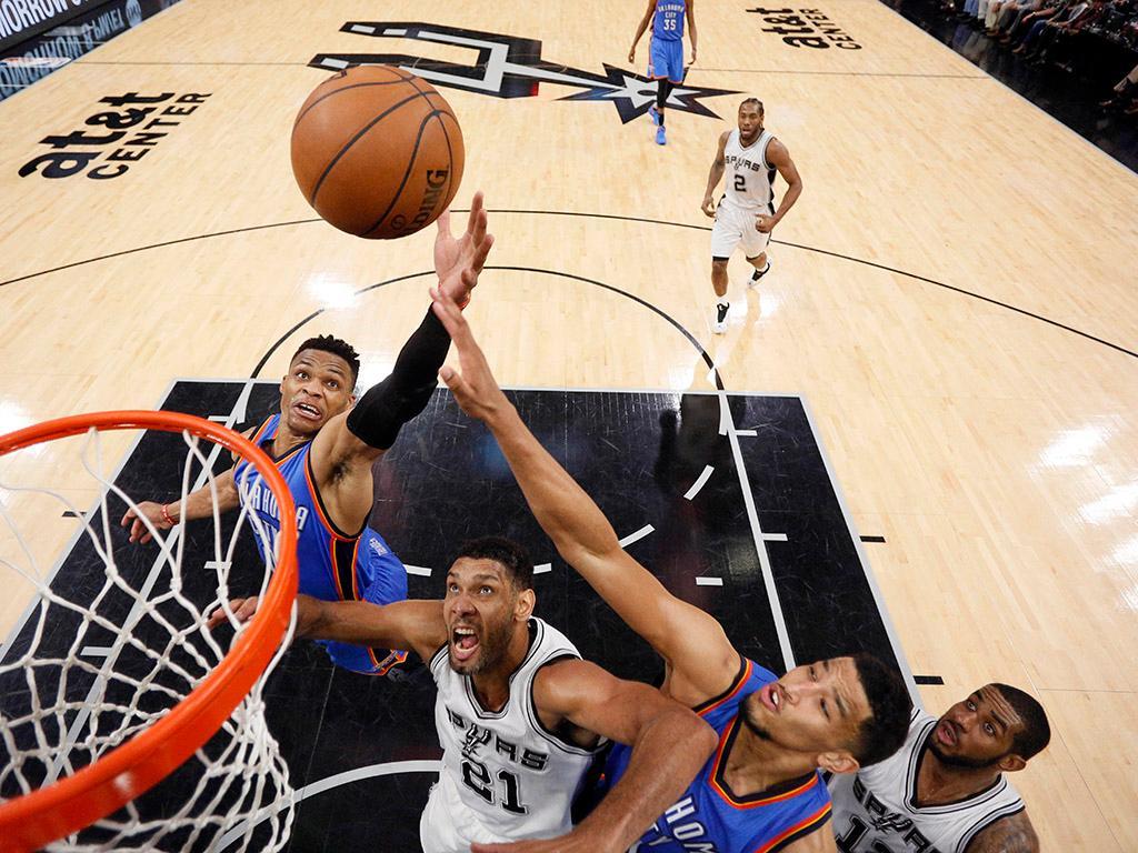 San Antonio Spurs-Oklahoma City Thunder (Reuters)