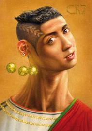 FOTOS: Cristiano Ronaldo em Caricatura