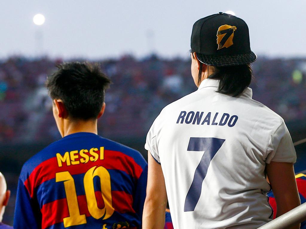 Cristiano Ronaldo e Messi (Lusa)