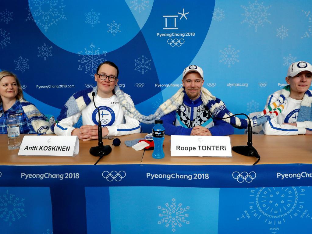 Delegação finlandesa nos Jogos Olímpicos e Inverno (foto Reuters)