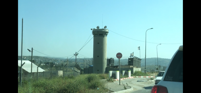 Fortificação israelita perto de Nablus