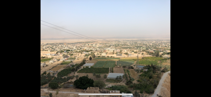 Vista sobre Jericó desde o Monte das Tentações