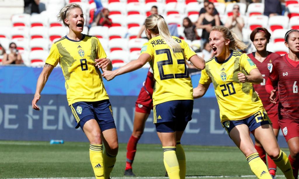 Suécia-Tailândia, Mundial feminino (Reuters)