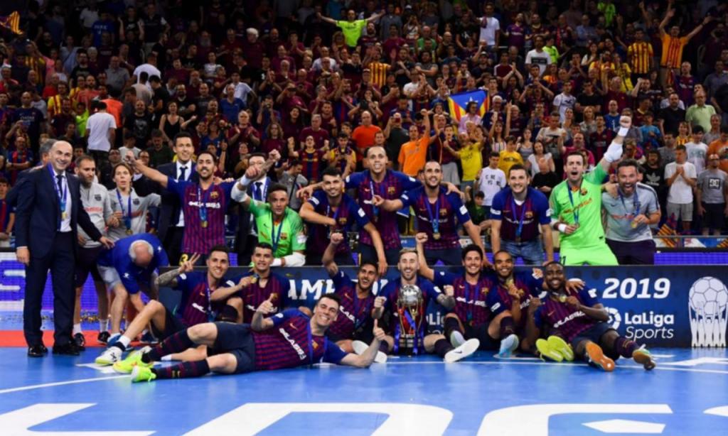 Barcelona é campeão de futsal espanhol em 2018/2019