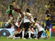 Boca Juniors - River Plate (AP Photo/Natacha Pisarenko)