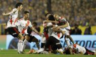 Boca Juniors-River Plate (AP Photo/Natacha Pisarenko)