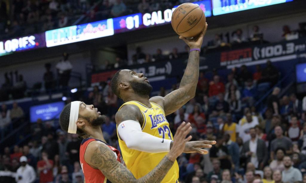 New Orleans Pelicans-Los Angeles Lakers (AP Photo/Matthew Hinton)