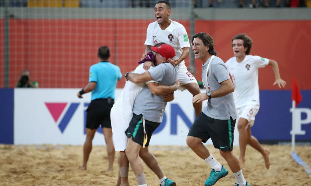 Portugal campeão mundial futebol de praia