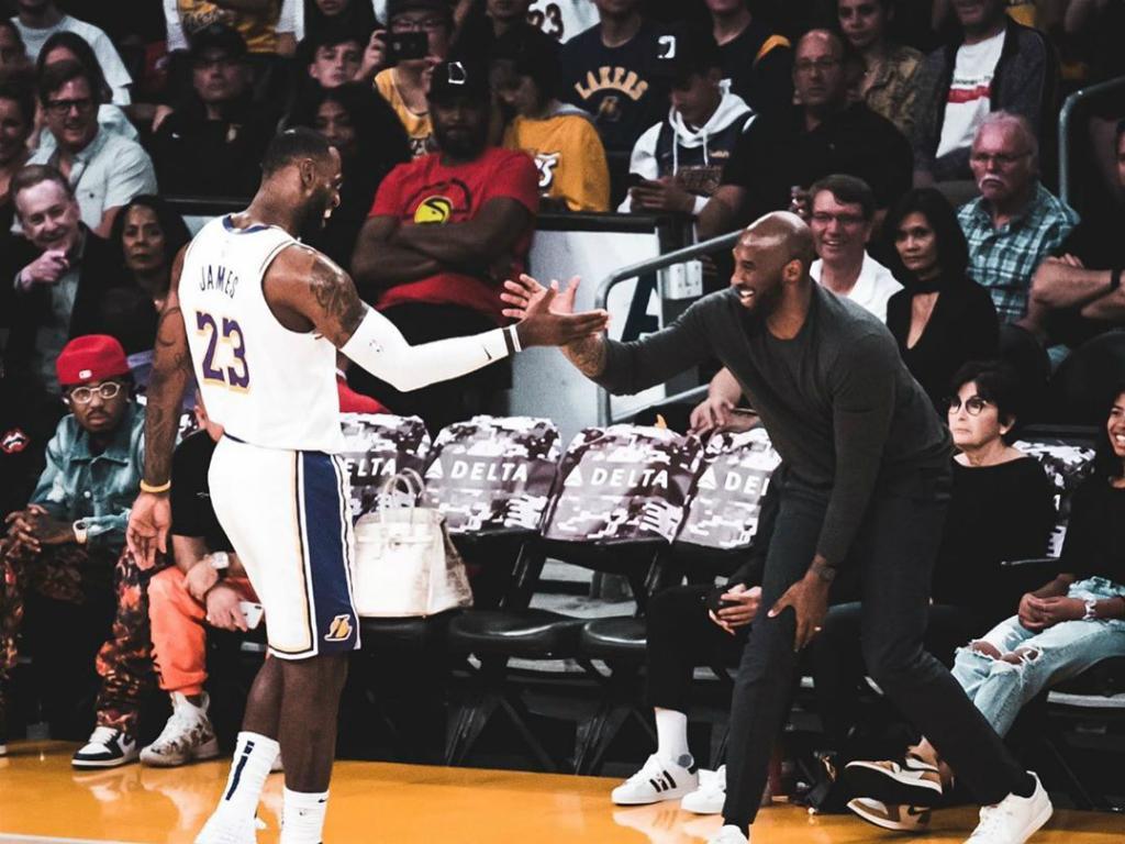 LeBron James e Kobe Bryant