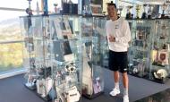 Cristiano Ronaldo visitou o Museu do Nacional (fotos do Nacional)