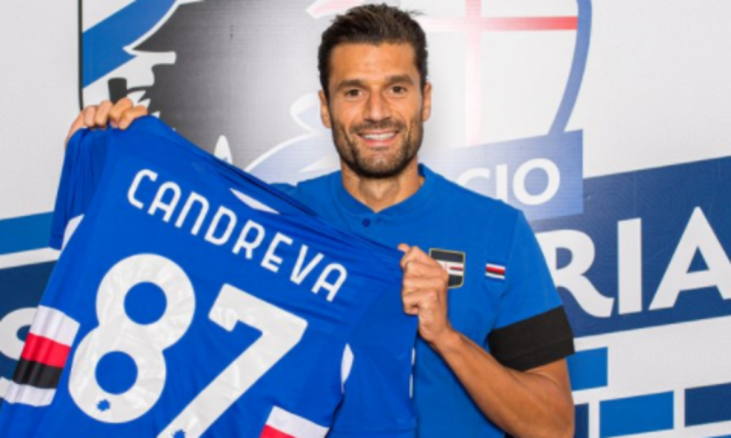 Antonio Candreva (twitter Sampdoria)