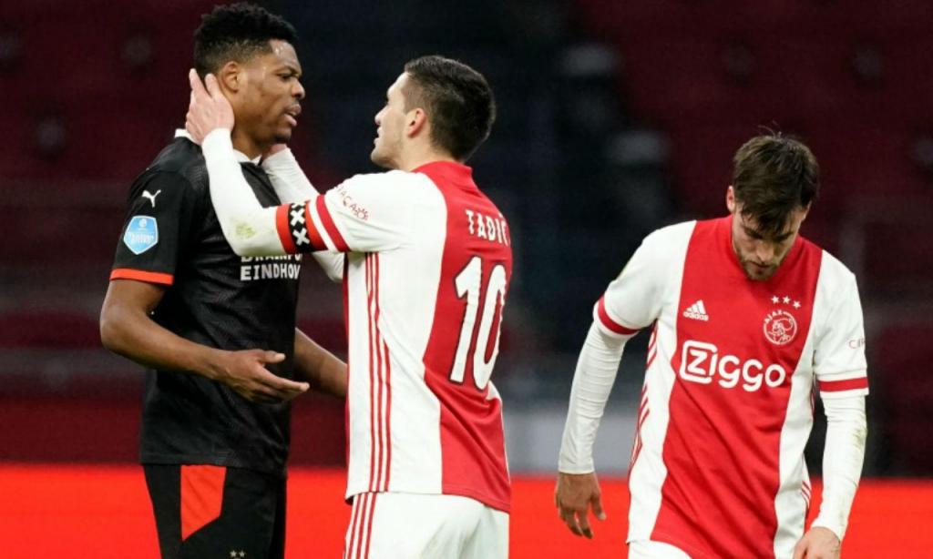Ajax e PSV empataram 2-2