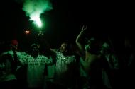 Adeptos do Palmeiras apoiam equipa à partida para o Mundial de Clubes